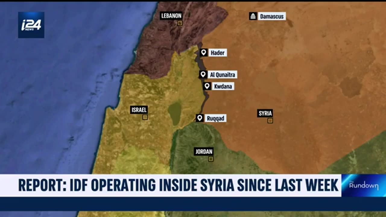 Report_ IDF operating inside Syria since last week