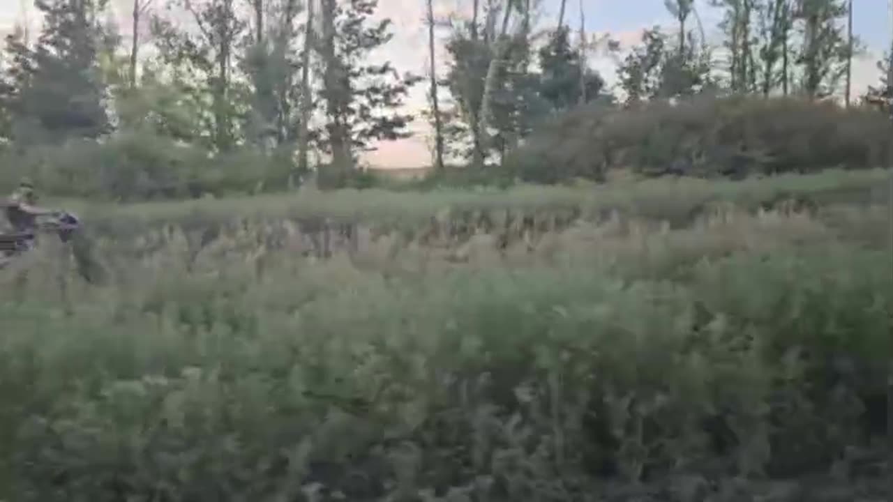 The chad signalman Kiba travelling through the meadows of Novorrosiya