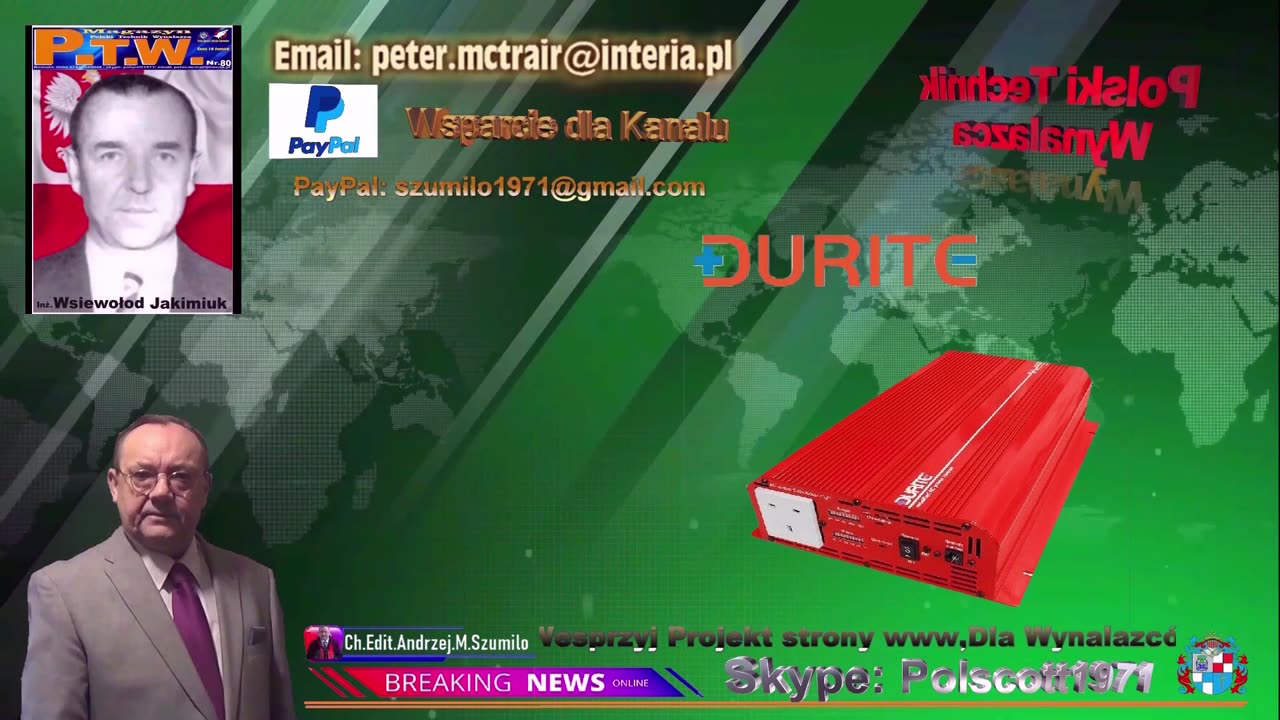 Inverter Durite 12 / 24 V / 230 V / 50 Hz / Przetwornica Durite : 1000 W / 2000 W / 3000 W