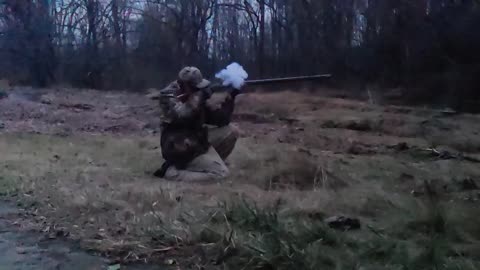 Shooting Muzzle loader in Slow Mo