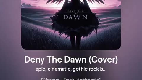 🌑 "I Deny the Dawn" | Gothic Anthem of Darkness and Defiance 🌑