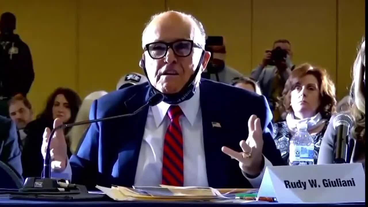 Kim Ward & Rudy Giuliani Discuss Election Observers During Election Hearing in Gettysburg, PA