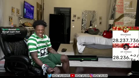 IShowSpeed Reacts to Cristiano Ronaldo Channel