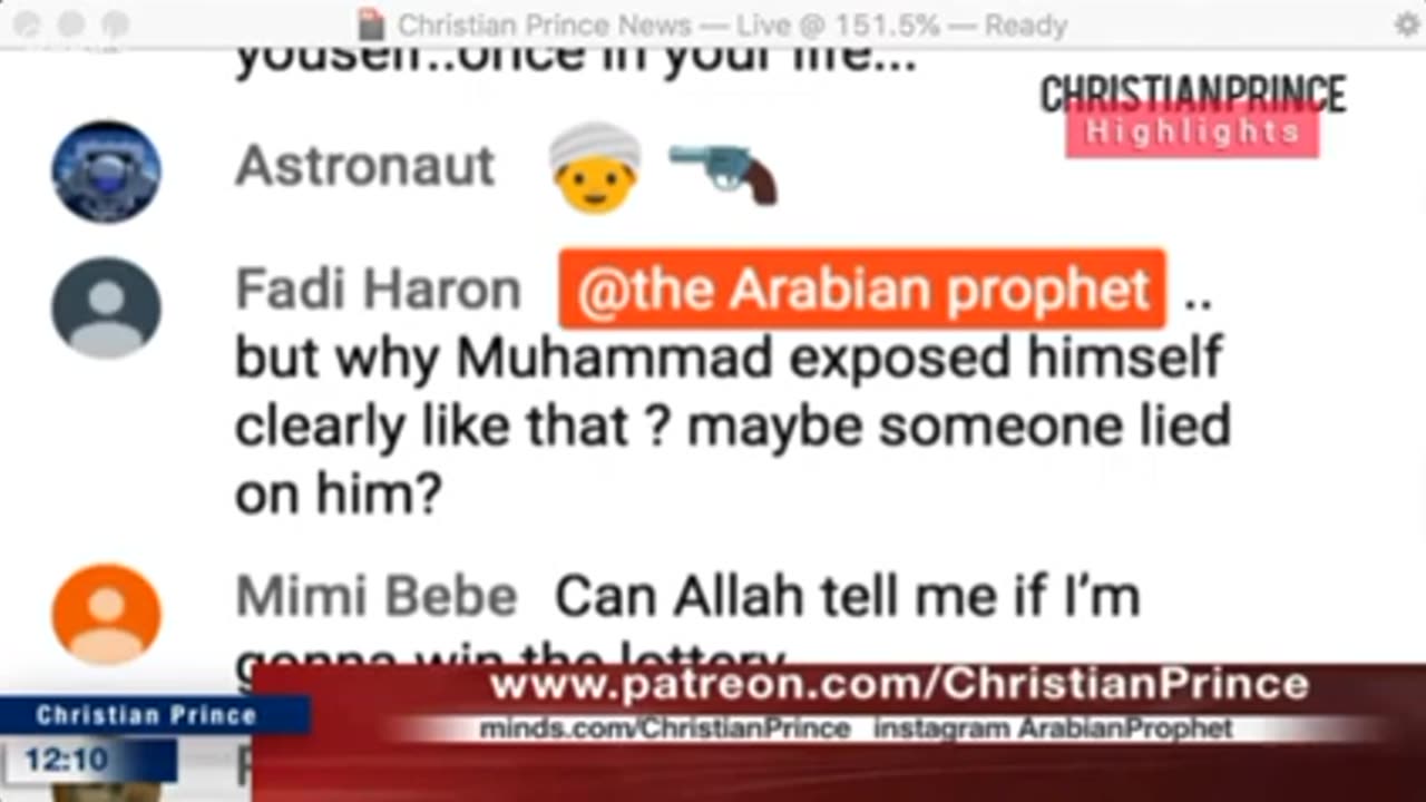 Did Prophet Mohammad Died from Poison Christian Prince Debates