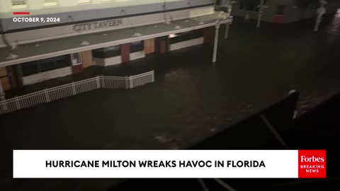 RAW VIDEO- Hurricane Milton Wreaks Havoc In Florida