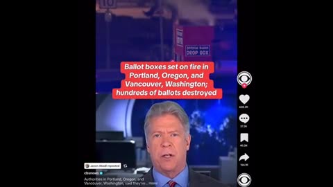 Portland Ballot Boxes Set Fire ..