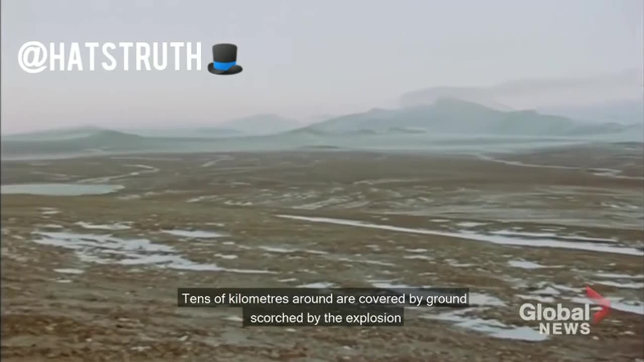 Russia releases previously classified 1961 footage of the largest ever nuclear explosion.