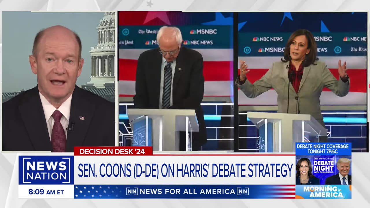 Harris represents transition to modern, forward-looking generation: Sen. Coons | Morning in America