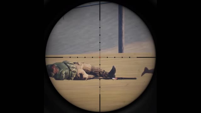 United States Marine Corps Sniper Bloody Hits Western Sahara