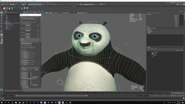 Cartoon panda