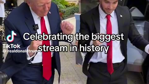 Trump celebrates