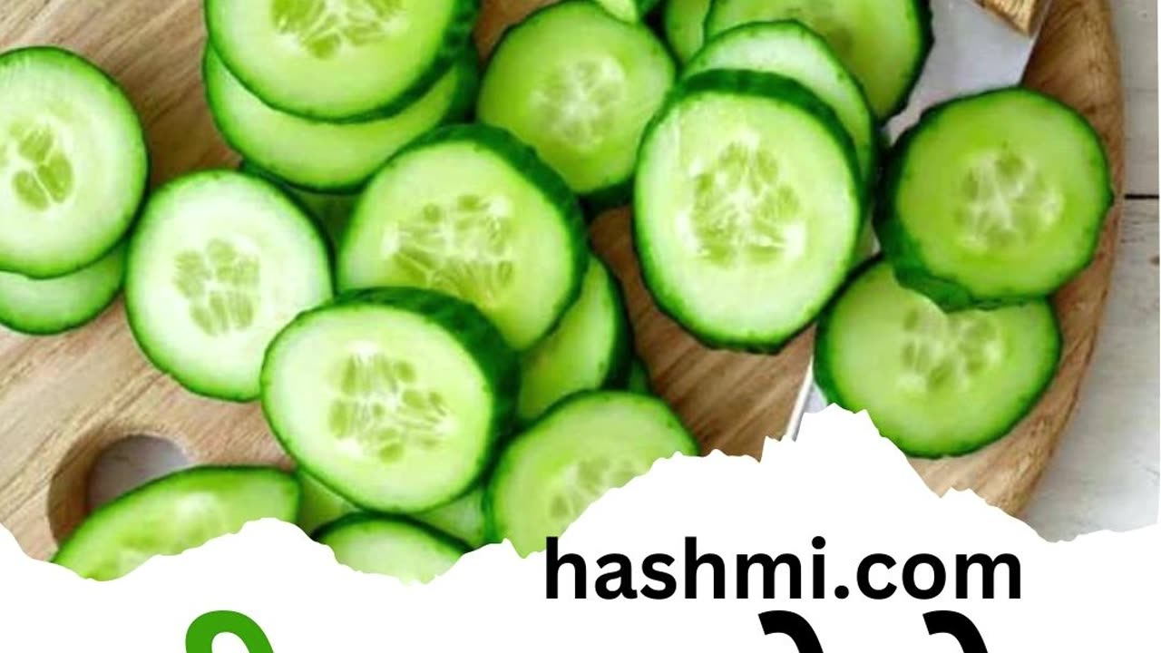 Three great benefits of eating cucumber