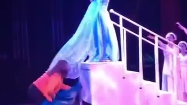 Stage accident