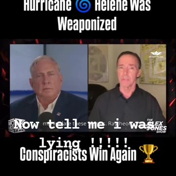 Congress Confirms That Hurricane Helene Was Weaponized