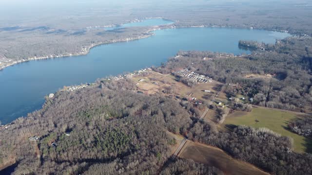 Flight Over The Dual Lakes