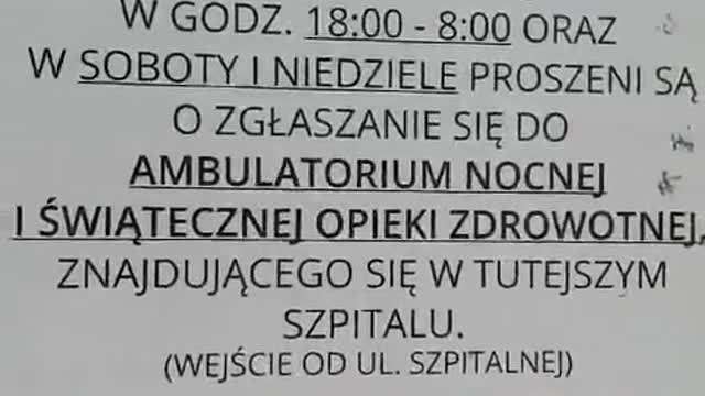 Wkurzona mieszkanka Augustowa odwiedziła pusty szpital przerobiony kowidowy w tym mieście