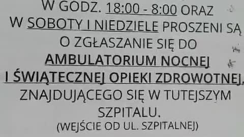 Wkurzona mieszkanka Augustowa odwiedziła pusty szpital przerobiony kowidowy w tym mieście