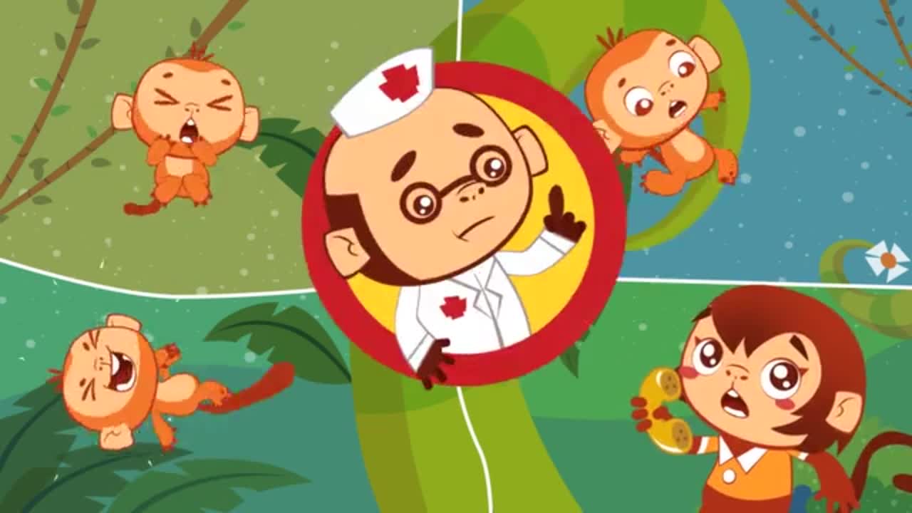 Os Macaquinhos Música Infantil