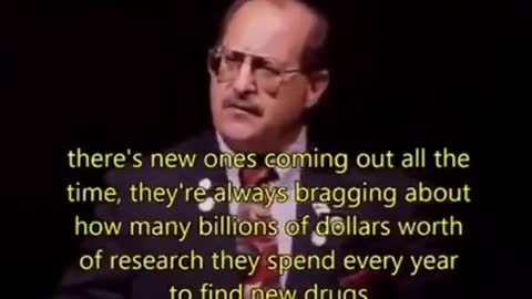 "There is no law that requires pharmaceutical companies to produce drugs that actually cure..."