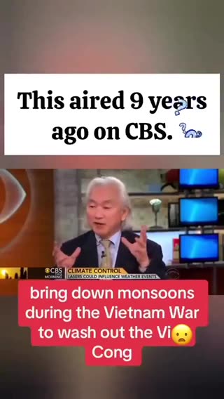 Modifying the weather with energy weapons is old tech...