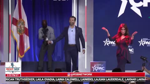 Don Trump Jr brings down the house at CPAC