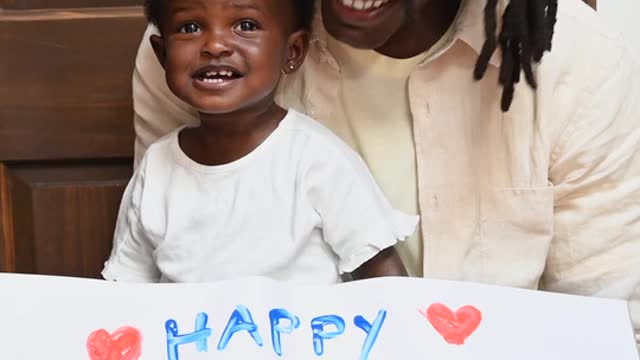 happy baby totally enjoys his new personal backpack