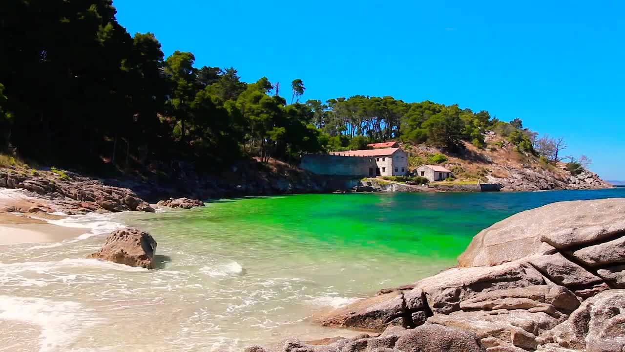 Beach wave paradise