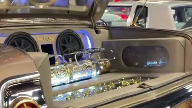 Luxury car appearance display