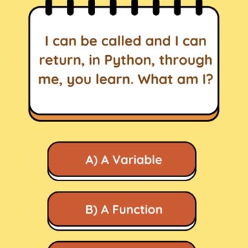 Python's Building Block - Coding Riddles