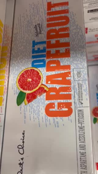 Grapefruit cans Diet So delicious