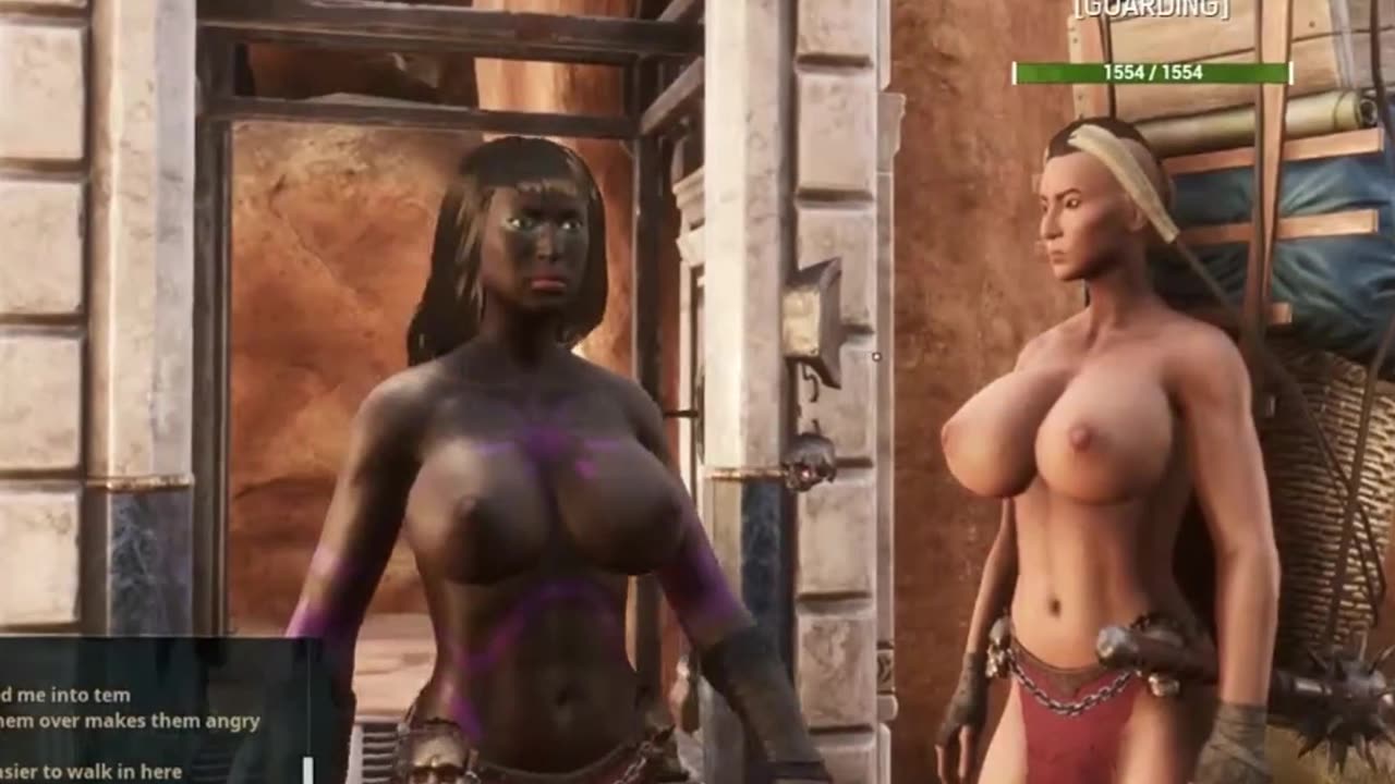 Conan Exiles, base building, Busty, Boobs, breast expansion, silicone tits #conanexiles