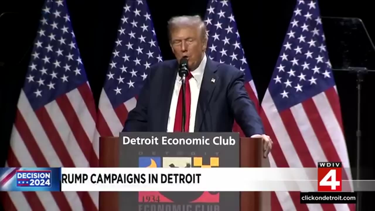 President Trump Addresses the Detroit Economic Club - 10/10/24