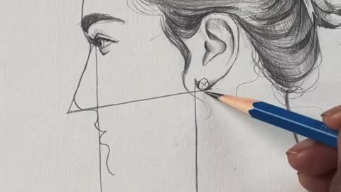 New technique to draw face ❤️ try this