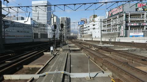 Trains at Sapporo Station