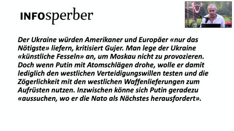 Die NZZ und sein blutrünstiger Chefredaktor Eric Gujer🥷🏼