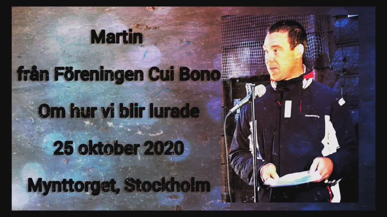 Martin från Cui Bono: Hur vi blir lurade