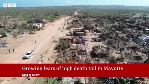 Mayotte: Growing fears of high death toll after Cyclone Chido | BBC News