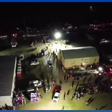 #canadian truckers arrive in the texas border!