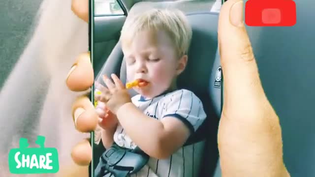 Best baby Funny video__ Cute baby sleeping mood