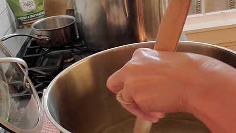 Making the Liquid for Spicy Pickled Beets