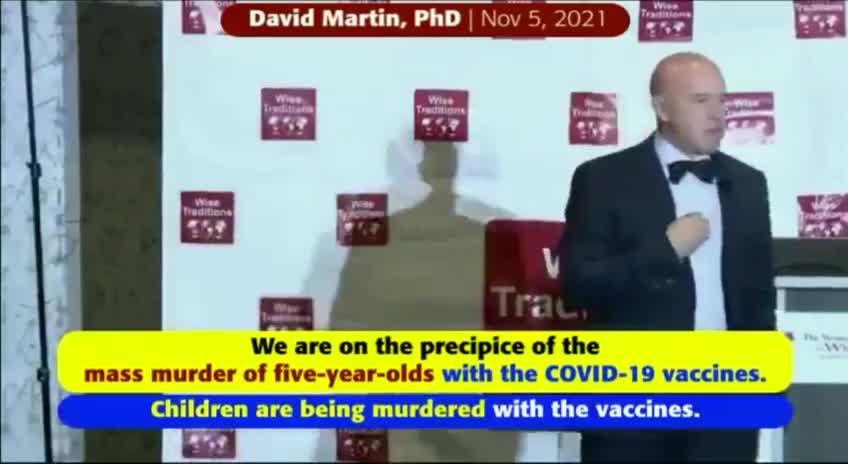 Dr. David Martin: Children are being murdered with vaccines.