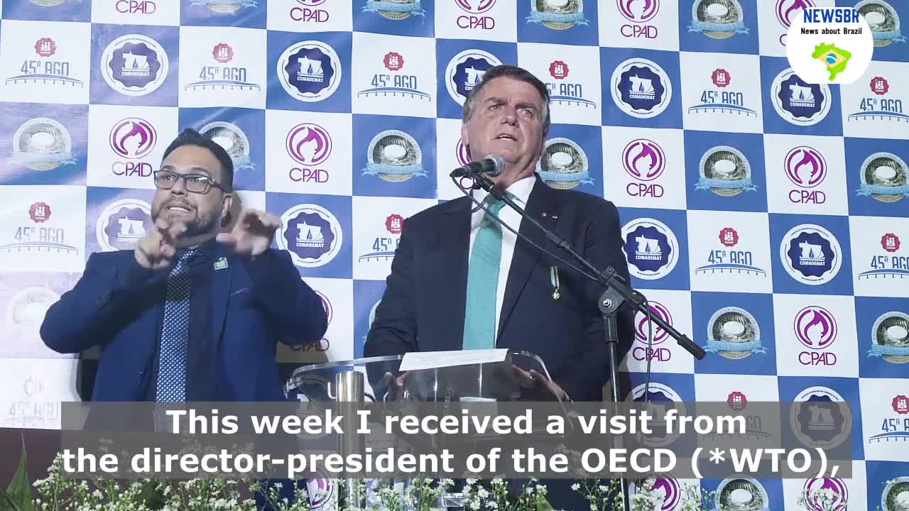 Bolsonaro talks about the request for a world organization and the profile of Brazil.