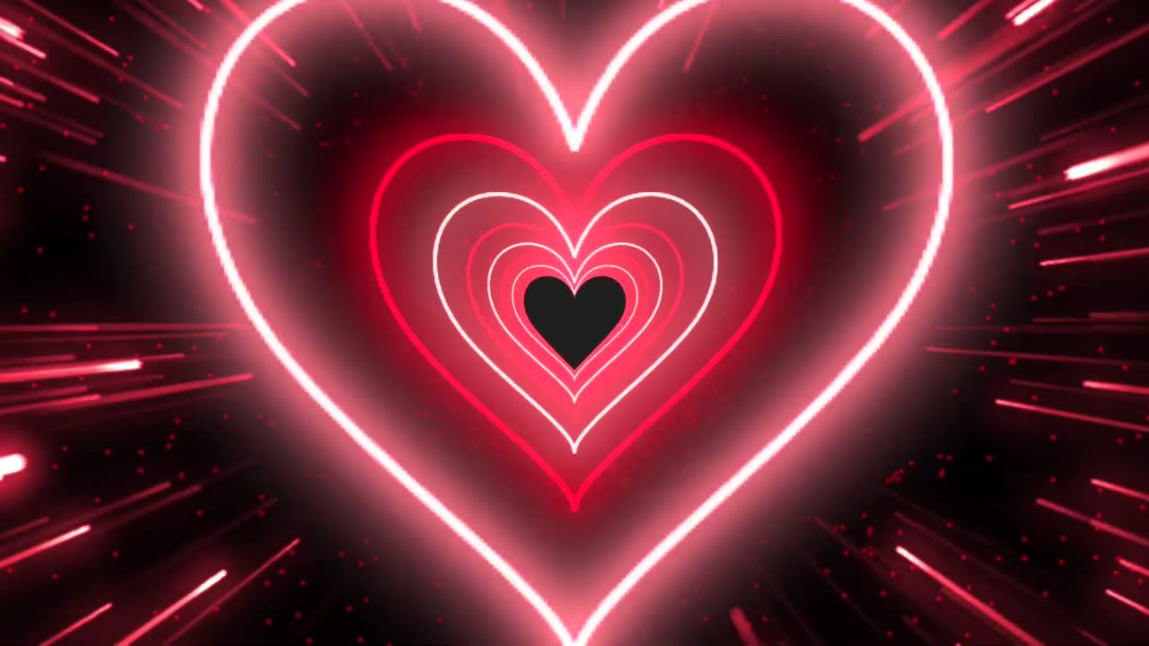 1061. Red Heart Tunnel ❤️Neon Heart