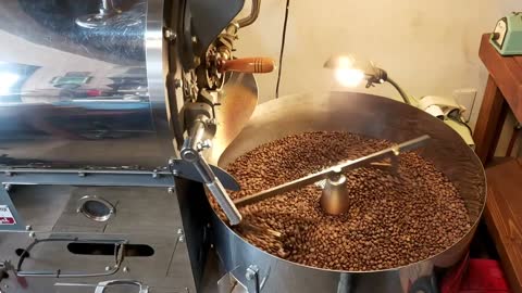 coffee roasting excretion