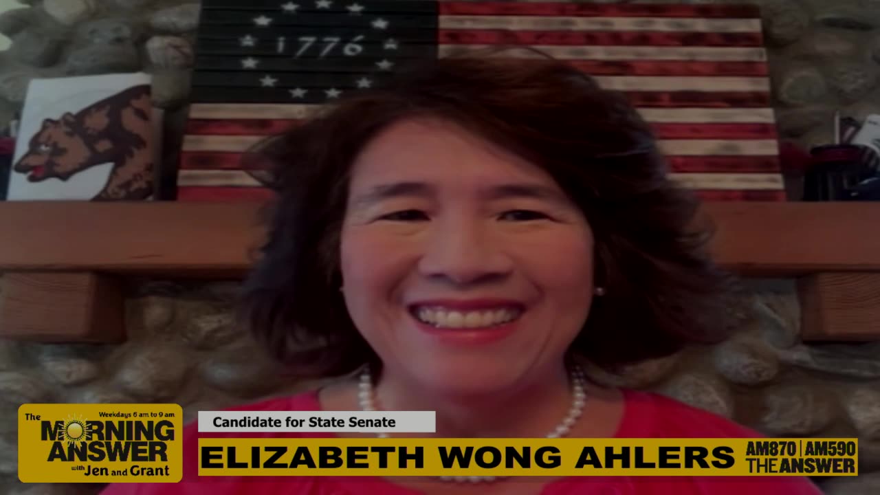 Elizabeth Wong Ahlers w/ Jen & Grant on The Morning Answer!