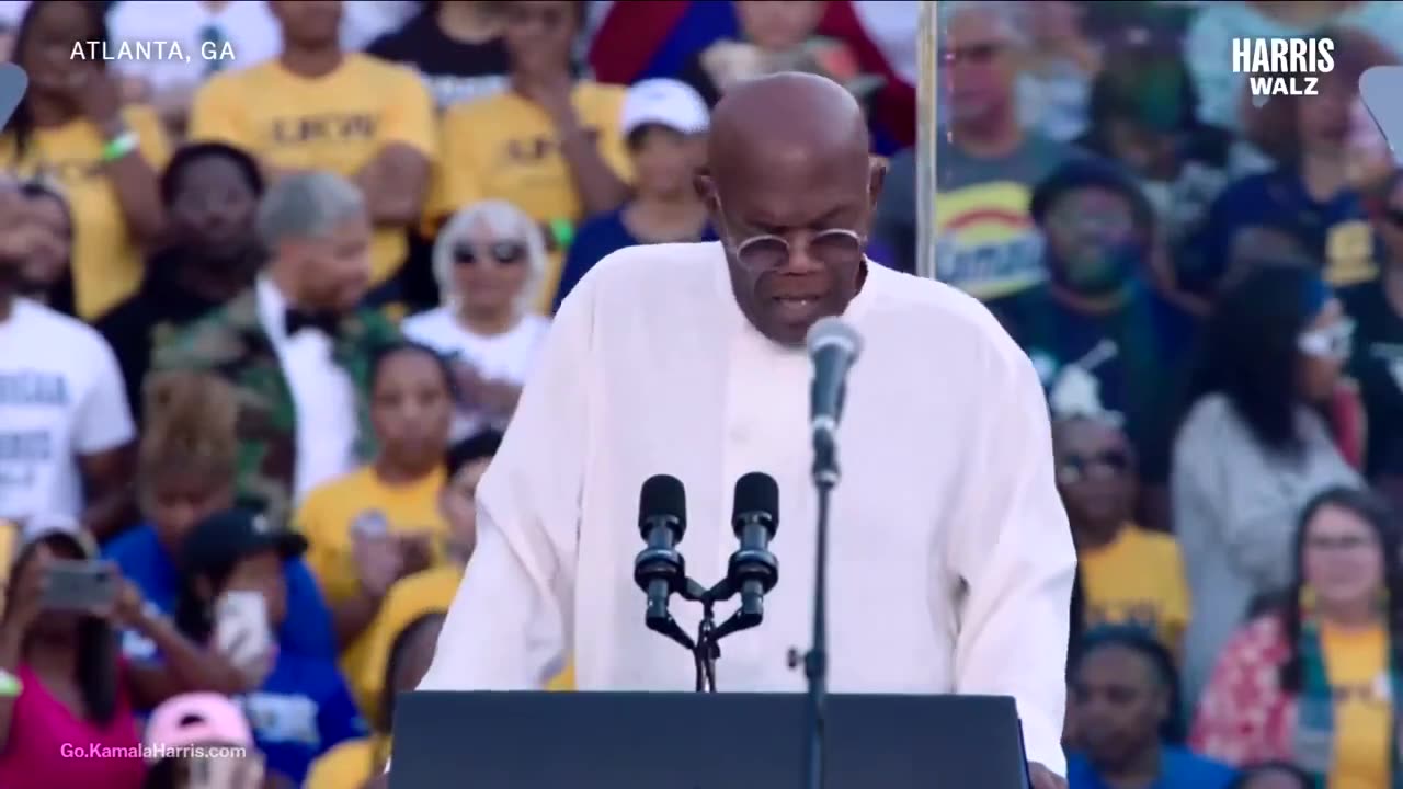 Samuel L Jackson back’s Kamala Harris | “Those who scream the loudest..”-Q