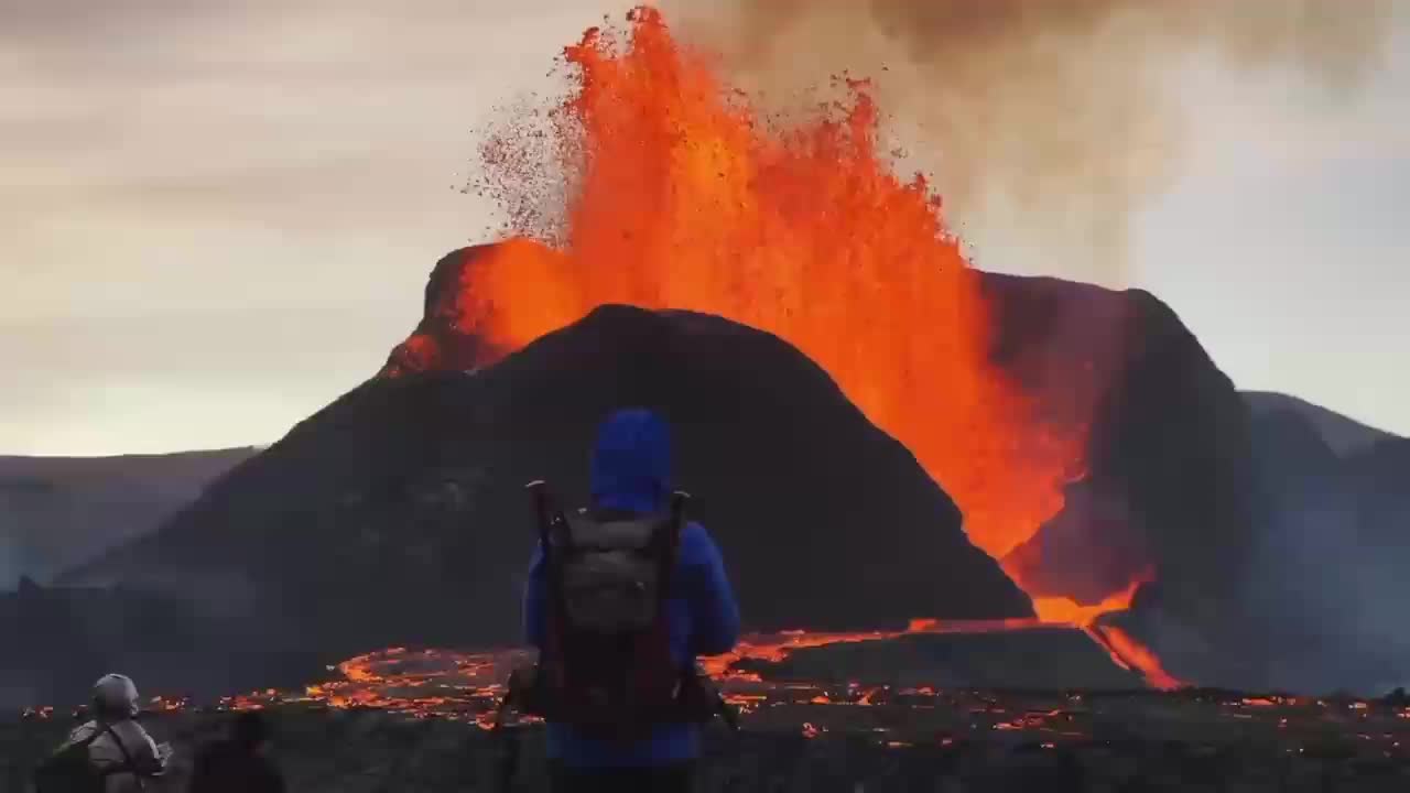 the volcano of fagradalsfjall