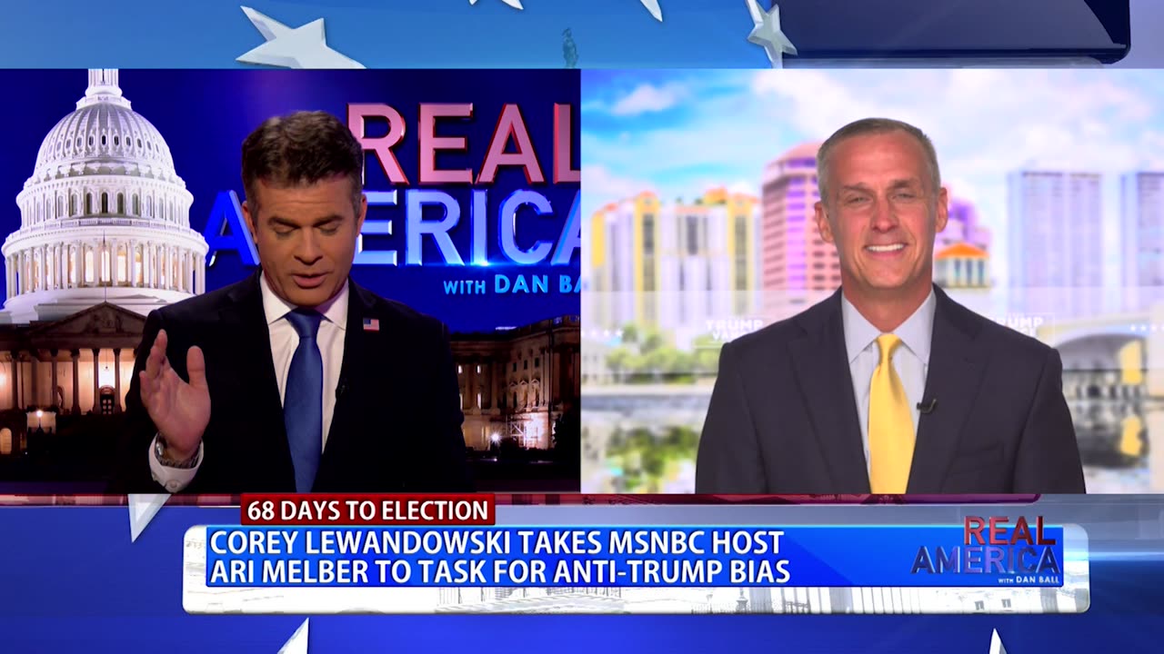 REAL AMERICA -- Dan Ball W/ Corey Lewandowski, Debate Prep For Trump-Harris Face-Off, 9/3/24