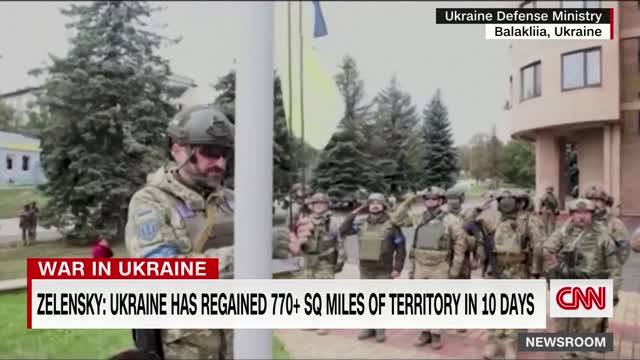 Russian troops flee as Ukrainian forces make rapid gains