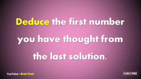Mind Reading Math Tricks